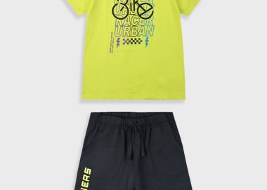 Σετ με τύπωμα για αγόρι | ΜΑΥΡΟ - Energiers - 